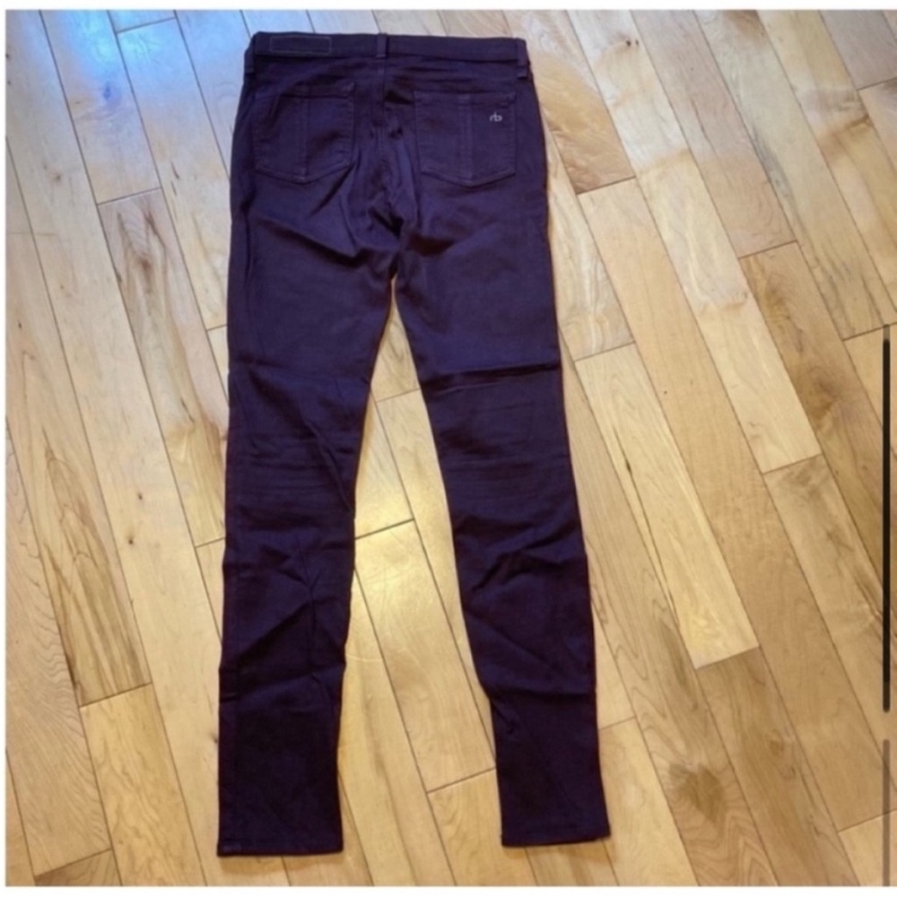 Rag & Bone Skinny Jeans Wine color size 26 - Picture 5 of 7